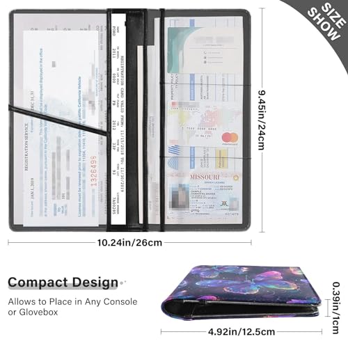 Organizador de Documentos para Auto Piel miniatura 3