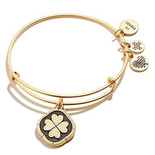 Alex and Ani Four Leaf Clover Charm Bangle, 'Sweet Serendipity'