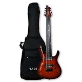 TARIO Fretless 8 String Electric Guitar Burl poplar veener top okoume Wood Body Bolt On Maple Neck Poplar Wood Body