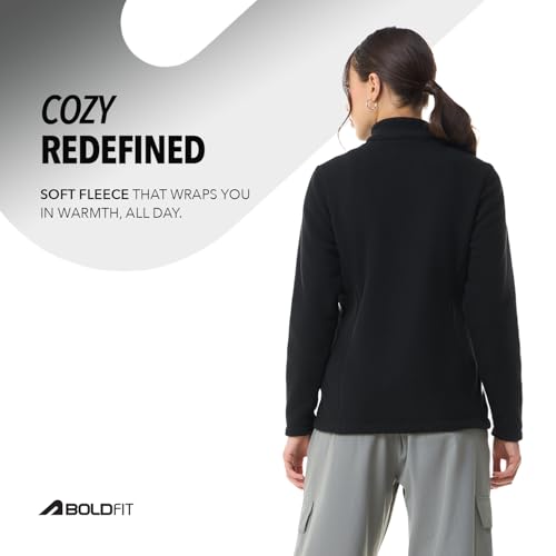 Image of Boldfit Full Zipper Polyester Sweatshirt for Women
