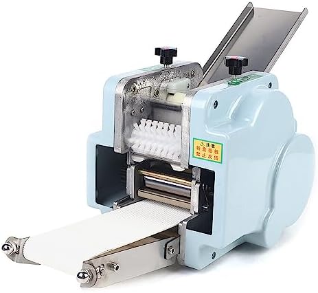 Commercial Electric Dumpling Skin Maker 110V 140W Round Shaped Dumpling Skin Wonton Dough Presses Dough Sheeter Dumpling Skin Thick In The Middle, Thin At The Edges For Restaurant Kitchen Household