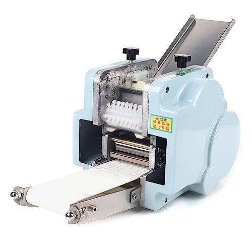 Commercial Electric Dumpling Skin Maker 110V 140W Round Shaped Dumpling Skin Wonton Dough Presses Dough Sheeter Dumpling Skin Thick In The Middle, Thin At The Edges For Restaurant Kitchen Household #TOP2
