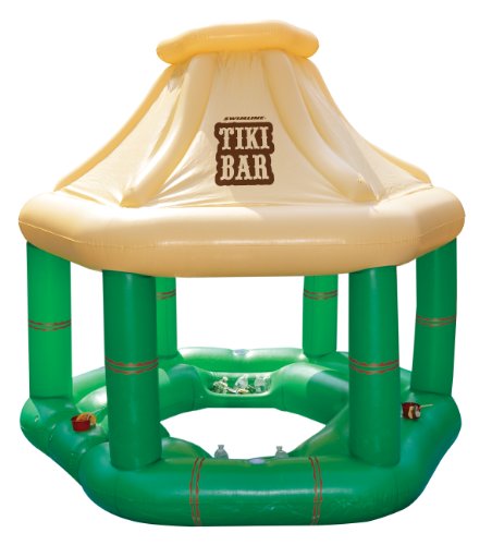 Swimline Floating Tiki Bar Pool Float,Green #TOP21