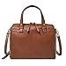 Fossil Women's Rachel Leather Satchel Purse Handbag, Brown (Model: ZB7256200)