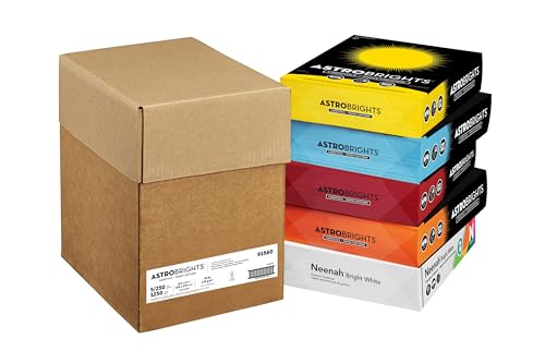 Papier cartonné 176 g/m² Astrobrights 21,6 x 27,9 cm finition lisse