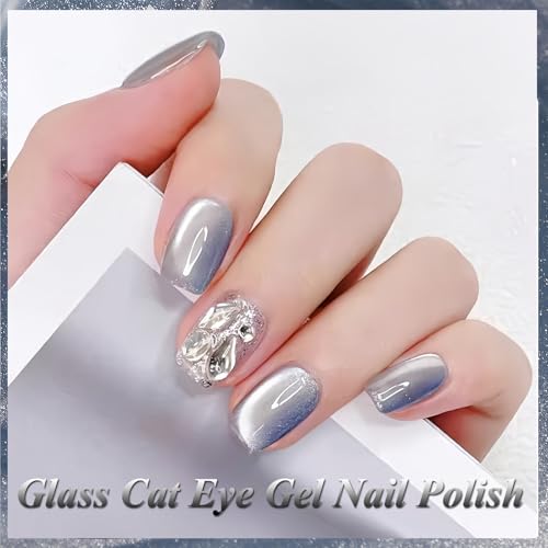 Esmalte de uñas cat eye gel plateado 0.26 Fl Oz miniatura 5