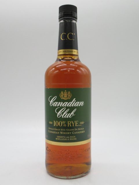 Amazon.co.jp: カナディアンクラブ ライ 100％RYE 並行品 40度 750ml