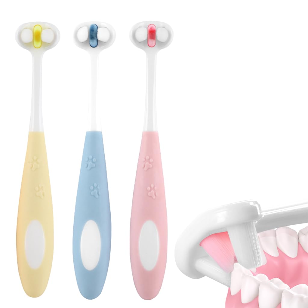 SNOWIE SOFT® 2Pcs Baby Silicone Toothbrush BPA Free Silicone Toddler Toothbrush Teether Toy Easy Ring Grip Silicone Baby Toothbrush Sensory Toy Baby Oral Cleaning Toothbrush for Baby 0-18 Months (B0D6RQKF2W) Amazon Price History, Amazon Price Tracker