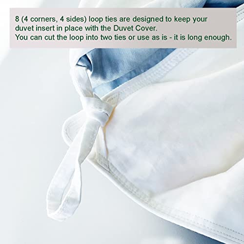 Image of 100% Long-Staple Cotton Duvet Cover - Twin Size