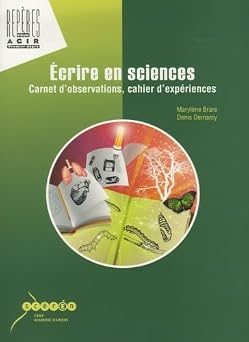 Marque Écrire en sciences - Carnet d'observations et cahier d'expériences