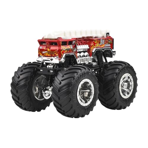 Image of Hot Wheels Tiger Shark Vs 5 Alarm Demolition Doubles Monster Trucks 2025 1:64 Scale 3+ Ages - Multicolor