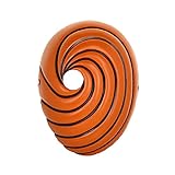 WillZephyr Naruto Akatsuki Tobi anime Uchiha Obito Costume Mask Helmet Halloween Cosplay 1Pcs (Latex, Children)