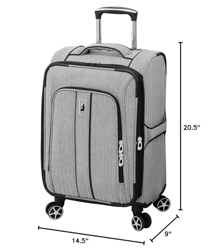 Image of London Fog Newcastle 20 Expandable Spinner Carry-on