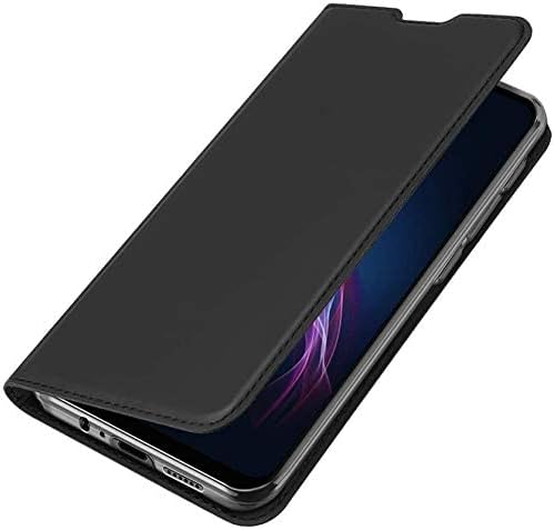 Helix Magnetic Closure Leather Flip Cover for iPhone Xs Max - Black