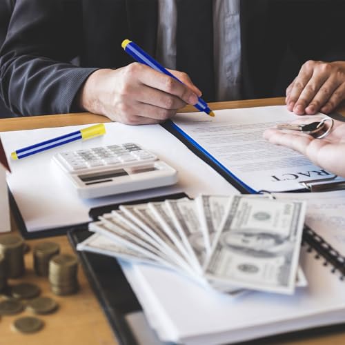 Jerhyun 10 Stück Falschgeldmarker, Blau Falschgeld Prüfer Stift, Flexibel und Tragbar Geld Kontrollstift für Zur Überprüfung der Echtheit Verschiedener Banknoten(10)