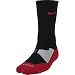 Nike Hyper Elite Crew Basketball Socks Black/University Red Size Medium