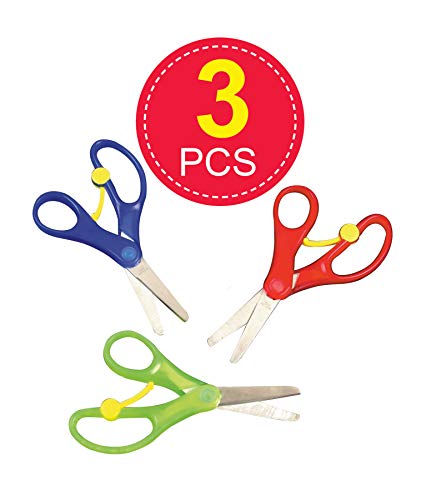 Baker Ross Lot de 3 Paires de Ciseaux À Ressort pour Enfants