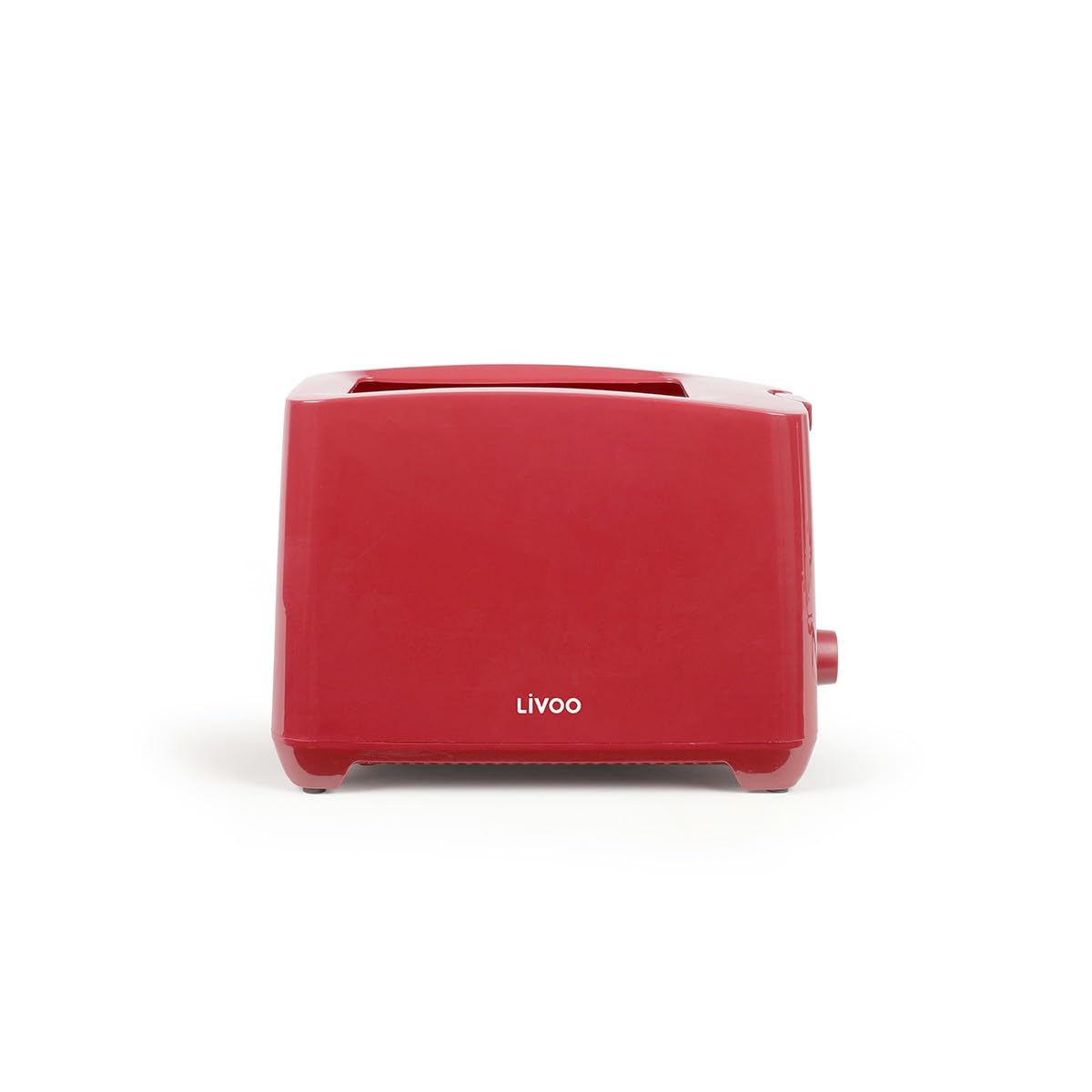 Tostapane A 2 Fette - Livoo - Dod162rc - 750 W - Termostato Regolabile: 7 Livelli - Rosso