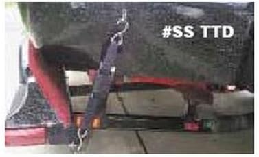 Rod Saver Stainless Steel Overcenter Buckle 4' Tie-Down