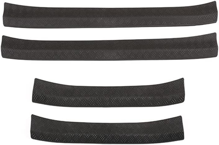 Black Door Sill Scuff Plate Guard Protector for 2020-2021 Land Rover Defender 110