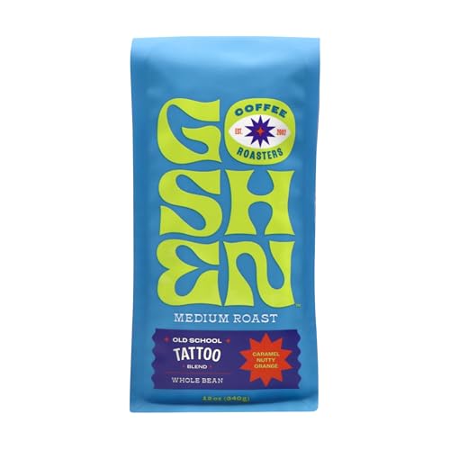 Goshen Coffee Roasters Whole Bean Old School Tattoo House Blend | Medium Roast