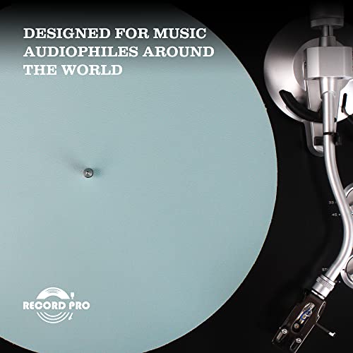 Record Master Pu Leather Turntable Mat For Vinyl Lp Record Players,Turntable Slipmat Help Reduce Noise Due To Static And Dust. Light Green #TOP2