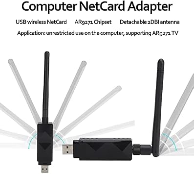 Wirel Netcard Ar9271 Usb Adaptor Detachable 2Dbi Antenna Adapter For Tv Cuter Electronics Ary Cuter Plies