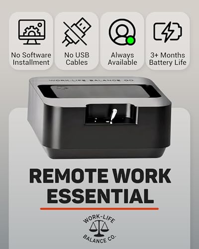 Image of Work-Life Balance Corporation Mechanical Mouse Undetectable Device-No Usb No Software Required, Keeps Mouse Moving & Computer Awake-Cordless & Wireless Mouse Mover Works For 12-24 Months On Aa Battery | No Software, Automatic, Wireless, AA Battery 12-18 Months, Keeps PC Laptop Awake, Randomized Movement, Remote Work Wiggler