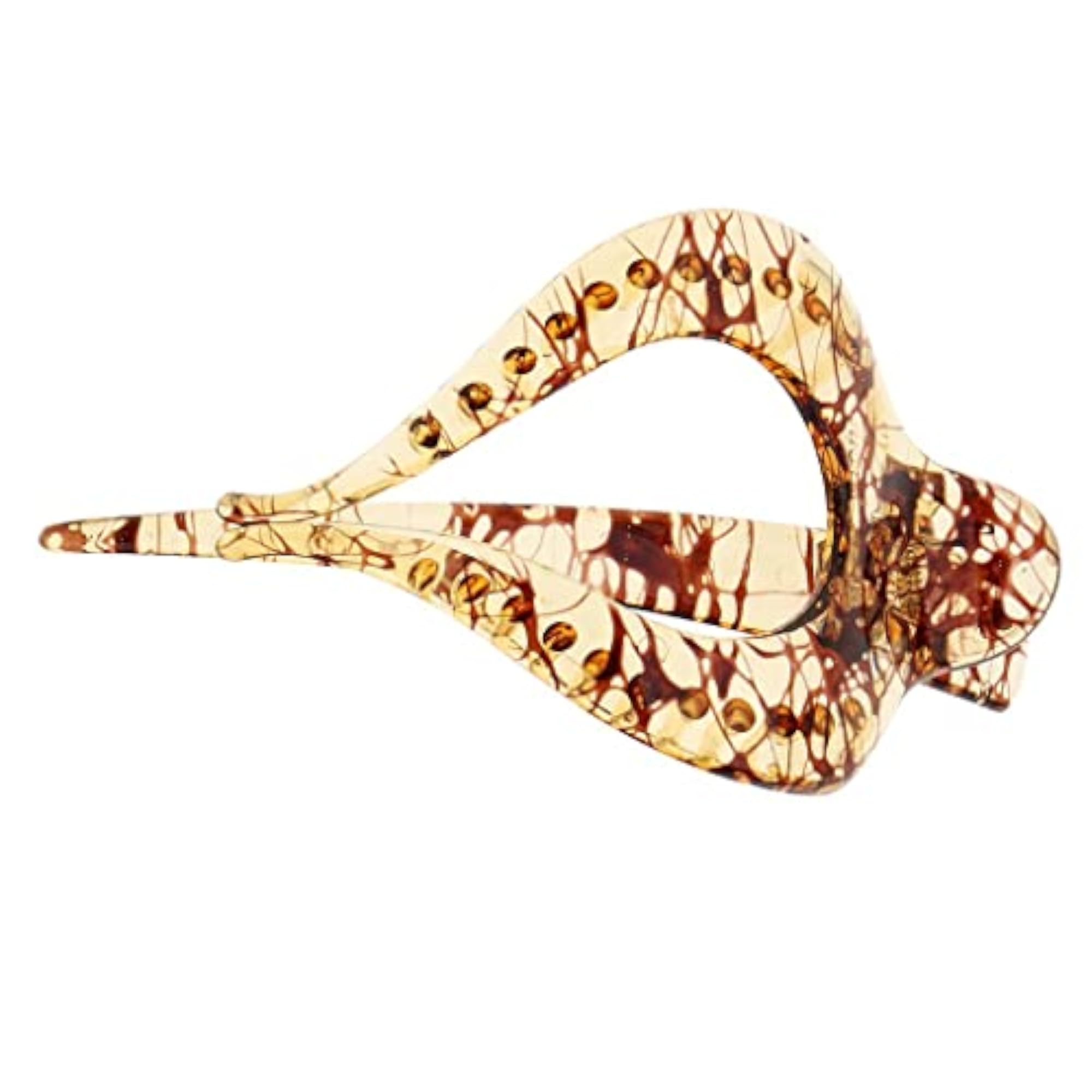 Large Heart Shaped Acrylic Hair Claw Clip, Elegant Accessory