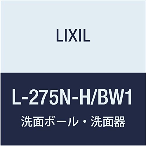 LIXIL(リクシル) INAX カウンター一体形洗面器 ピュアホワイト L-275N-H/BW1