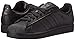 adidas Originals womens Superstar Fashion Sneaker, Core Black/Core Black/Core Black1, 10.5 US