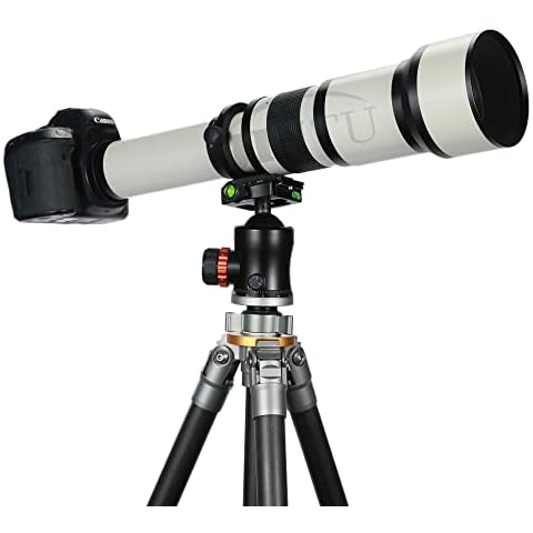 JINTU 650-1300mm Telephoto Lens Manual Zoom Lenses F/8.3 for Canon NIKON 4000D 2000D 1200D 1100D 200D 650D 750D 800D 550D 80D 90D 60D 5D IV 6D 7D T7 T7I T8I SL3 D5600 D5500 D5100 D3300 D3200 D7500 Cover