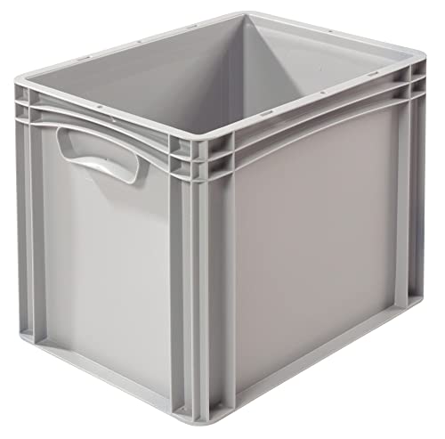 Eurobehälter 400x300x320mm geschlossene Box, Aufbewahrungsbox, Lagerbehälter mit Griffen, robuste Stapelbox, Eurobox 40x30x32cm, Eurokiste 40x30 Eurobehälter 400x300x320mm geschlossene Box, Aufbewahrungsbox, Lagerbehälter mit Griffen, robuste Stapelbox, Eurobox 40x30x32cm, Eurokiste 40x30