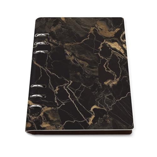 Carnet de notes A5 classeur rechargeable en cuir synthétique pour écriture