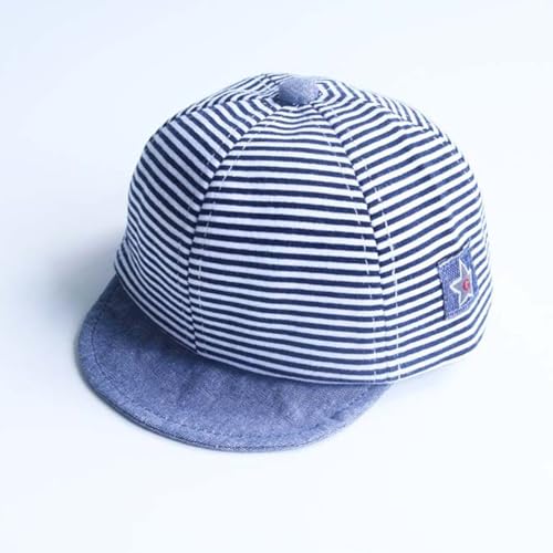 Baby Baseball Cap Striped Sun hat Letter Sun Protection Hat Infant Toddler Baby Boy Cotton Kids Children Adjustable Hats3