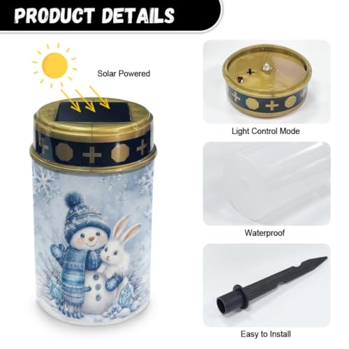 Image of Christmas Cemetery Solar Lights, 2 Pack