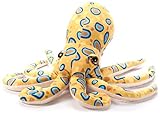 The Petting Zoo Blue Ring Octopus Stuffed Animal Plushie, Gifts for Kids, Wild Onez Sealife Animals, Octopus Plush Toy 14 inches