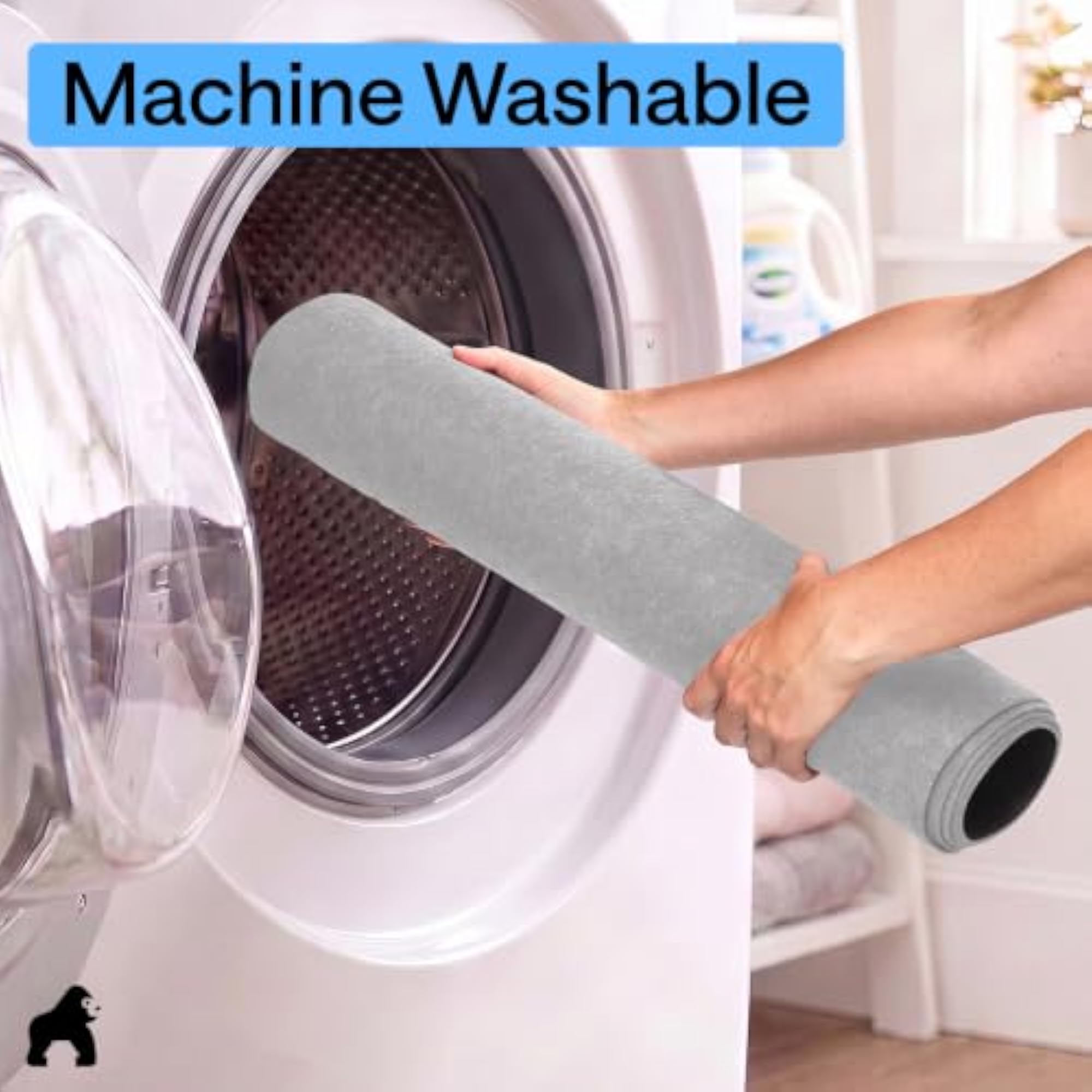 LeakGuard Under Sink Mat for Kitchen Cabinet, 24x30 Light Gray
