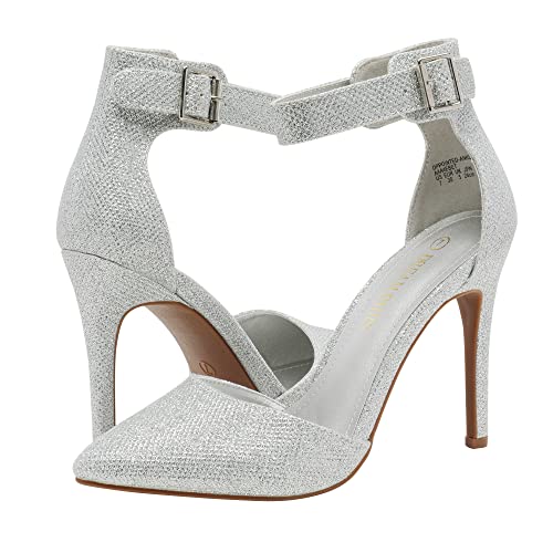 DREAM PAIRS Oppointed-Ankle Women's Pointed Toe Ankle Strap D'Orsay High Heel Stiletto Pumps Shoes2
