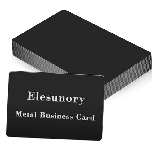 Cartes de visite vierges en metal Lot de 15 supports alu 1mm pour gravure laser et DIY