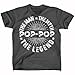 Pop-pop Shirt, The Man The Myth The Legend, Gift for Pop, Mens Gray XL Shirt