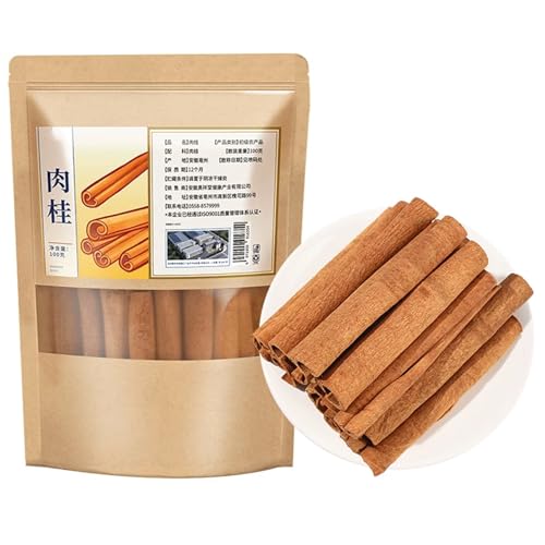 Palitos de Canela, Bolsa Resellable 100 Gramos (3.5 Oz) - Puros, Perfectos Para Infusiones, Repostería, Cocina, Bebidas Calientes y Como Especia Versátil