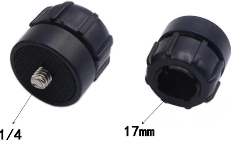 Miniatura 3 de ThtRht Paquete de 2 tornillos de 14 a 0.669 in de montaje de bola de montaje de base de soporte de interfaz para trípode cámara DV monitor de coche
