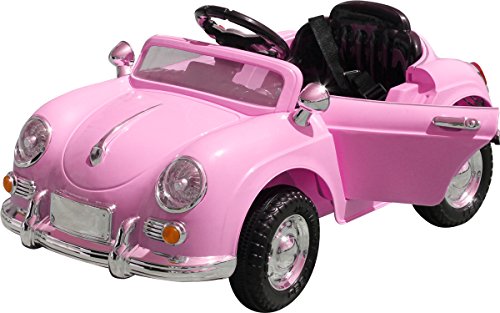 完成車発送！電動乗用ラジコン ドイツオールドタイプ 乗り物玩具 電動乗用玩具 子供向け [802] (ピンク)