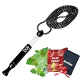 Quit Smoking Breathing Necklace V2,Breathing Necklace for Fidget Relief and Stress Relief,Naturally Switch from Bad Habits, Stop Smoking Aid for Anxiety Relief,Includes 3 core Packs(Black)