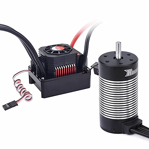 Rocket 3670 Waterproof Brushless Sensorless Motor 2650KV w/120A ESC for 1/8 1/10 Tamiya GTR Traxxas RC Drift Racing Off-Road Car