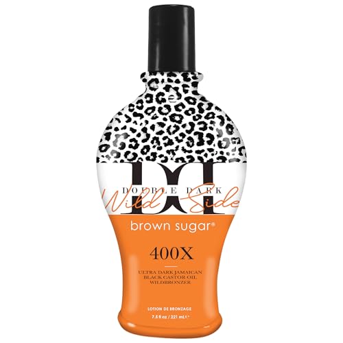 Brown Sugar Double Dark Wild Side 400X Tanning Lotion, 7.5 Fl Oz