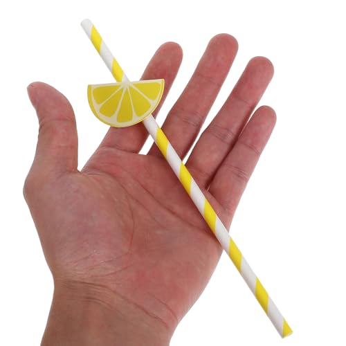 Pitillos de papel limón set 30 piezas miniatura 4