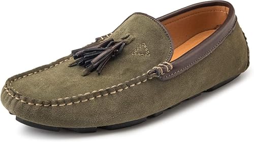 Men's Flowing Su Fu Dress Flat Boat Shoes Driving Car 5