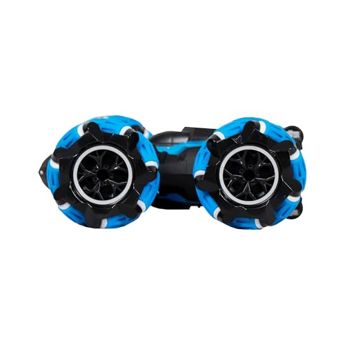 Image of PN AVAN RC Stunt Drift Car, 2.4G RC Car Independent Signal Cool Fun 360 Degree Rotation for Outdoor, High Speed 360 Degree Rotation Rechargeable Transverse Tire (Blue)